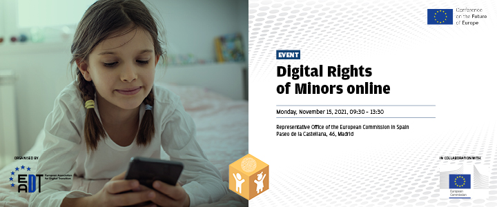 The EADT, with support from the European Commission, organises an event on the digital rights of children and adolescents