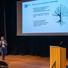 Ana Caballero en la presentación de ABCD